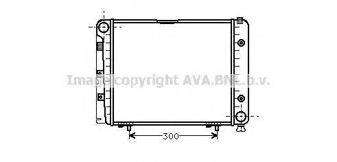 AVA QUALITY COOLING MS2066 Радіатор, охолодження двигуна