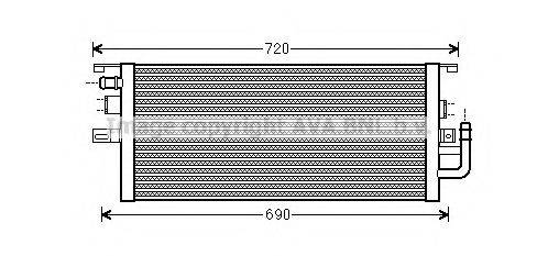 AVA QUALITY COOLING MS2487 Радіатор, охолодження двигуна