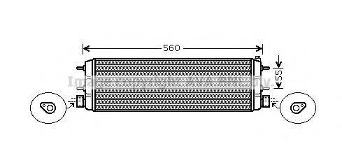 AVA QUALITY COOLING MS3387 масляний радіатор, моторне масло