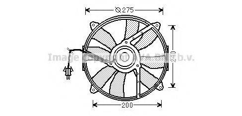 AVA QUALITY COOLING MS7520 Вентилятор, охолодження двигуна