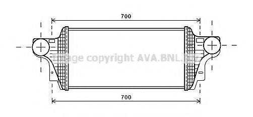 AVA QUALITY COOLING MSA4549 Інтеркулер