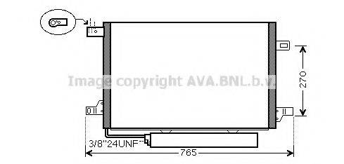 AVA QUALITY COOLING MSA5382D Конденсатор, кондиціонер