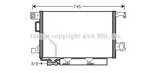 AVA QUALITY COOLING MSA5435D Конденсатор, кондиціонер