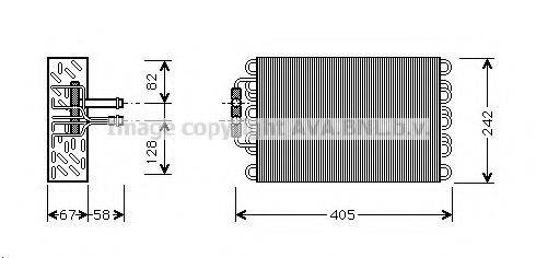 AVA QUALITY COOLING MSV375 Випарник, кондиціонер