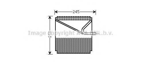 AVA QUALITY COOLING MSV454 Випарник, кондиціонер