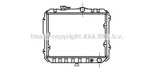 AVA QUALITY COOLING MT2007 Радіатор, охолодження двигуна