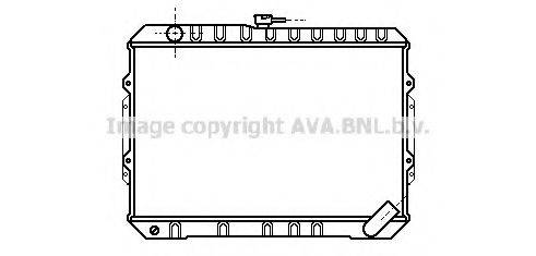 AVA QUALITY COOLING MT2049 Радіатор, охолодження двигуна