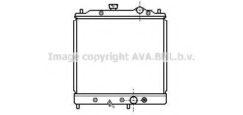 AVA QUALITY COOLING MT2068 Радіатор, охолодження двигуна