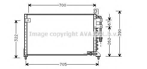 AVA QUALITY COOLING MT5097 Конденсатор, кондиціонер