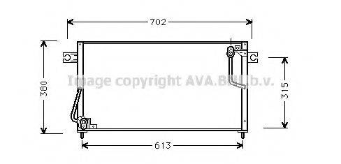 AVA QUALITY COOLING MT5146 Конденсатор, кондиціонер