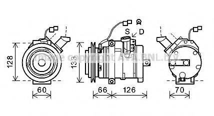 AVA QUALITY COOLING MTK228 Компресор, кондиціонер