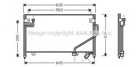 AVA QUALITY COOLING MZ5120 Конденсатор, кондиціонер