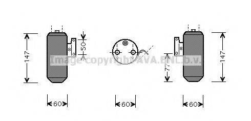 AVA QUALITY COOLING MZD084 Осушувач, кондиціонер