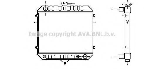 AVA QUALITY COOLING OL2076 Радіатор, охолодження двигуна