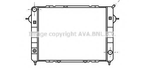 AVA QUALITY COOLING OL2098 Радіатор, охолодження двигуна