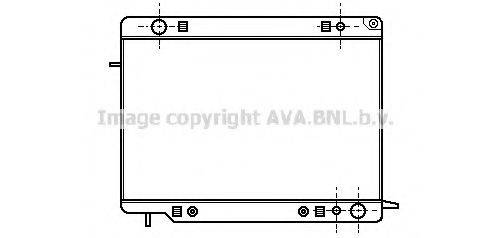 AVA QUALITY COOLING OL2141 Радіатор, охолодження двигуна