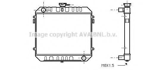 AVA QUALITY COOLING OL2144 Радіатор, охолодження двигуна