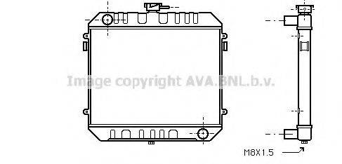 AVA QUALITY COOLING OL2172 Радіатор, охолодження двигуна