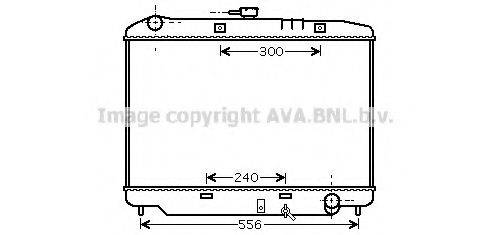 AVA QUALITY COOLING OL2179 Радіатор, охолодження двигуна