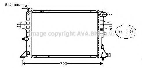 AVA QUALITY COOLING OL2293 Радіатор, охолодження двигуна