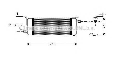 AVA QUALITY COOLING OL3258 масляний радіатор, моторне масло