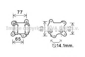 AVA QUALITY COOLING OL3581 масляний радіатор, моторне масло