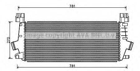 AVA QUALITY COOLING OL4549 Інтеркулер