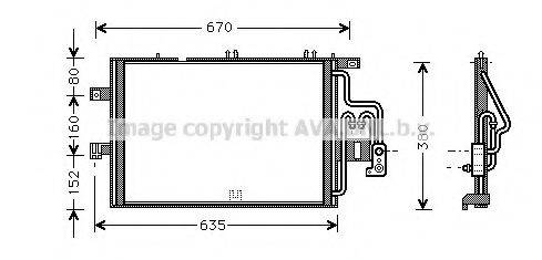 AVA QUALITY COOLING OL5309 Конденсатор, кондиціонер