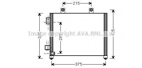 AVA QUALITY COOLING OL5342 Конденсатор, кондиціонер