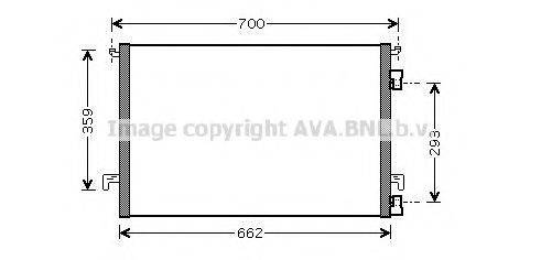 AVA QUALITY COOLING OL5397D Конденсатор, кондиціонер