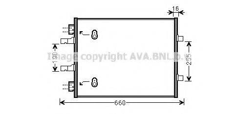 AVA QUALITY COOLING OL5480 Конденсатор, кондиціонер