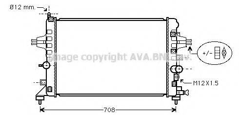 AVA QUALITY COOLING OLA2363 Радіатор, охолодження двигуна