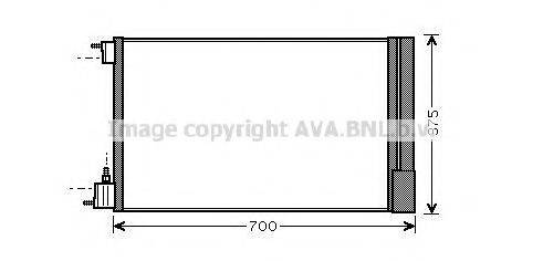 AVA QUALITY COOLING OLA5478D Конденсатор, кондиціонер