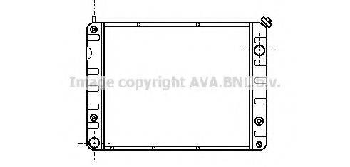 AVA QUALITY COOLING PE2130 Радіатор, охолодження двигуна