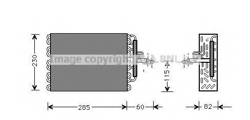 AVA QUALITY COOLING PEV002 Випарник, кондиціонер