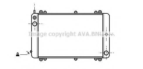 AVA QUALITY COOLING PR2001 Радіатор, охолодження двигуна