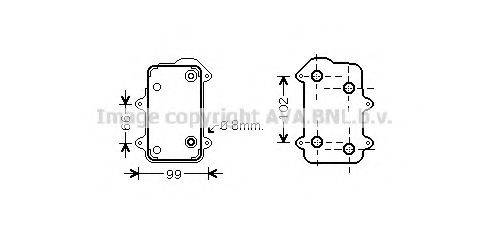 AVA QUALITY COOLING PR3063 масляний радіатор, моторне масло