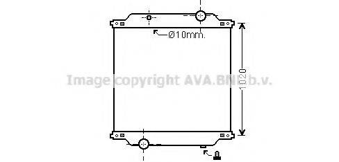 AVA QUALITY COOLING RE2041N Радіатор, охолодження двигуна