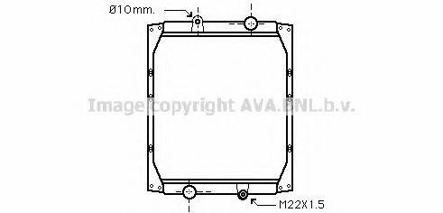 AVA QUALITY COOLING RE2051 Радіатор, охолодження двигуна