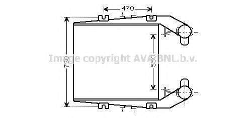 AVA QUALITY COOLING RE4065 Інтеркулер