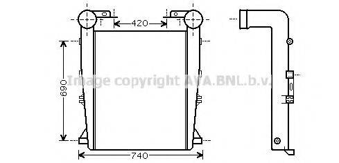 AVA QUALITY COOLING RE4082 Інтеркулер