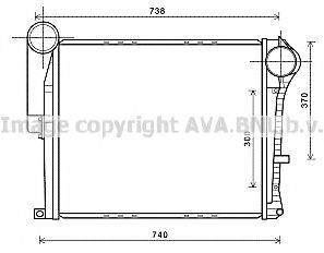 AVA QUALITY COOLING RE4098 Інтеркулер