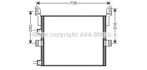 AVA QUALITY COOLING RE5054 Конденсатор, кондиціонер