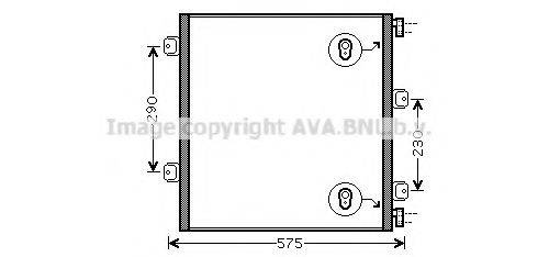 AVA QUALITY COOLING RE5075 Конденсатор, кондиціонер