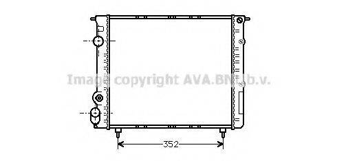 AVA QUALITY COOLING RT2053 Радіатор, охолодження двигуна