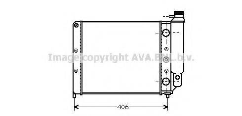 AVA QUALITY COOLING RT2078 Радіатор, охолодження двигуна