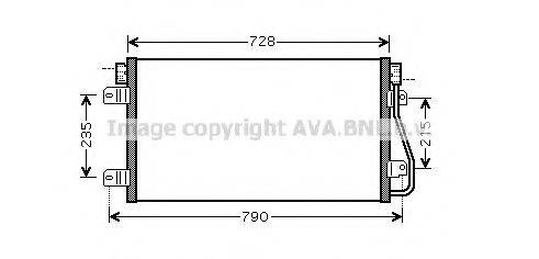 AVA QUALITY COOLING RT5348 Конденсатор, кондиціонер