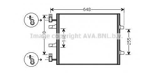 AVA QUALITY COOLING RT5459 Конденсатор, кондиціонер