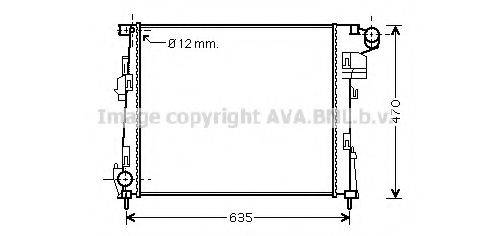 AVA QUALITY COOLING RTA2427 Радіатор, охолодження двигуна