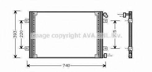 AVA QUALITY COOLING RTA5234 Конденсатор, кондиціонер